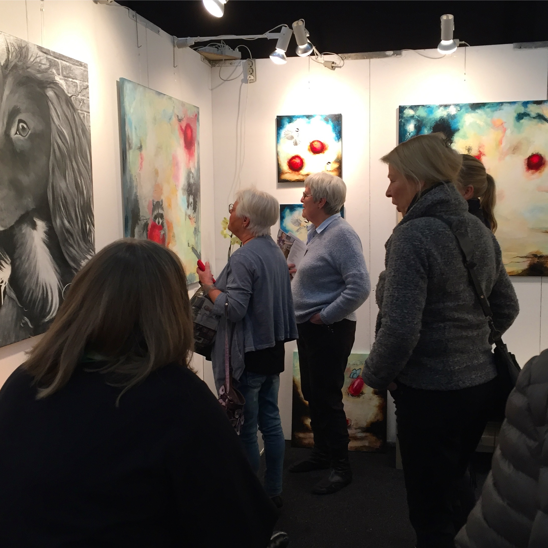 Kunst udstillingpå Hillerød kunstdage 2017